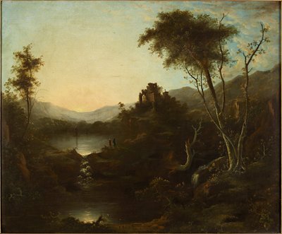 Paesaggio con rovine da Sebastian Pether